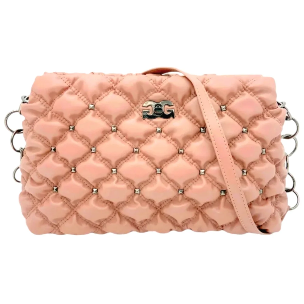 New! Gilda Paris Waffle Quilted Handbag in Blush Pink - Picture 1 of 4